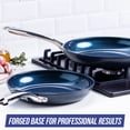 thumbnail image 3 of Juego de sartenes Cookware Blue Diamond para 10 y 12 sartenes, color gris, 3 of 5