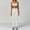 Style1-Cream, variant on PISONIC Women's Yoga Outfits 2 Piece High Waisted Leggings with Sports Bra Gym Clothes Sets