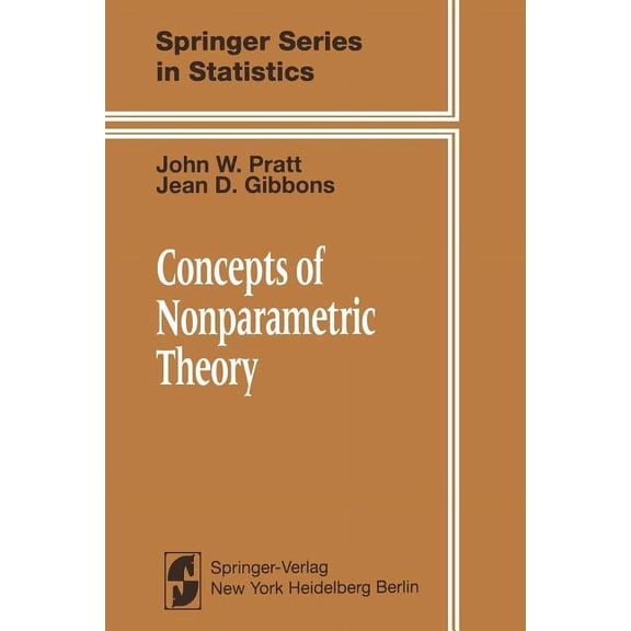 Springer Statistics Concepts of Nonparametric Theory, (Paperback)