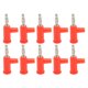 thumbnail image 3 of Abastado 10 Piezas Conectores Banana sin Soldadura Linterna de Latón ABS Conectores Bananas de Tornillo Abierto para Inversores 4 mm Rojo, 3 of 8