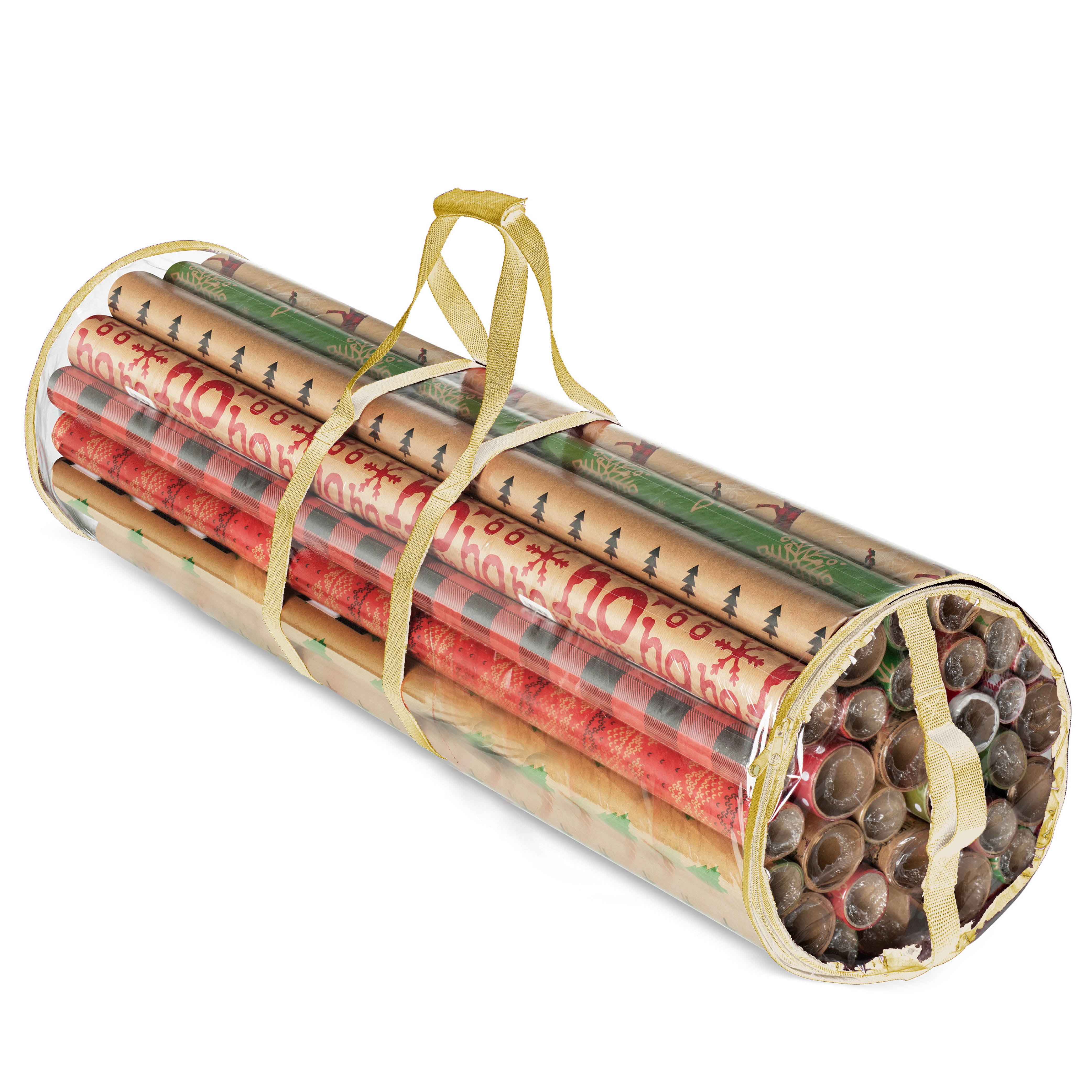 Christmas Wrapping Paper Storage Bag Fits 14 to 20 Standard Rolls