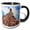 Black/White, variant on 3drose, Church of Our Lady, Market Square, Nuremberg, Germany - Eu10 Mgl0196 - Miva Stock, 11oz Two-tone Yellow Mug