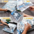 thumbnail image 3 of Vacuum Storage Bags, Space Saver Sealer Bags,Vacuum seal bags for clothing, Pillows, Comforters, Blankets, Bedding,12 Jumbo, 3 of 4