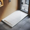 thumbnail image 2 of Sunny Shower Anti-slip Acrylic Left Drain Rectangular Shower Base in White 60" L x 32" W x 4" H, 2 of 10
