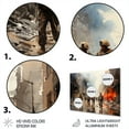 thumbnail image 3 of Designart "Heroes In Action Bravery Unveiled I" Fireman Metal Wall Art Prints, 3 of 5