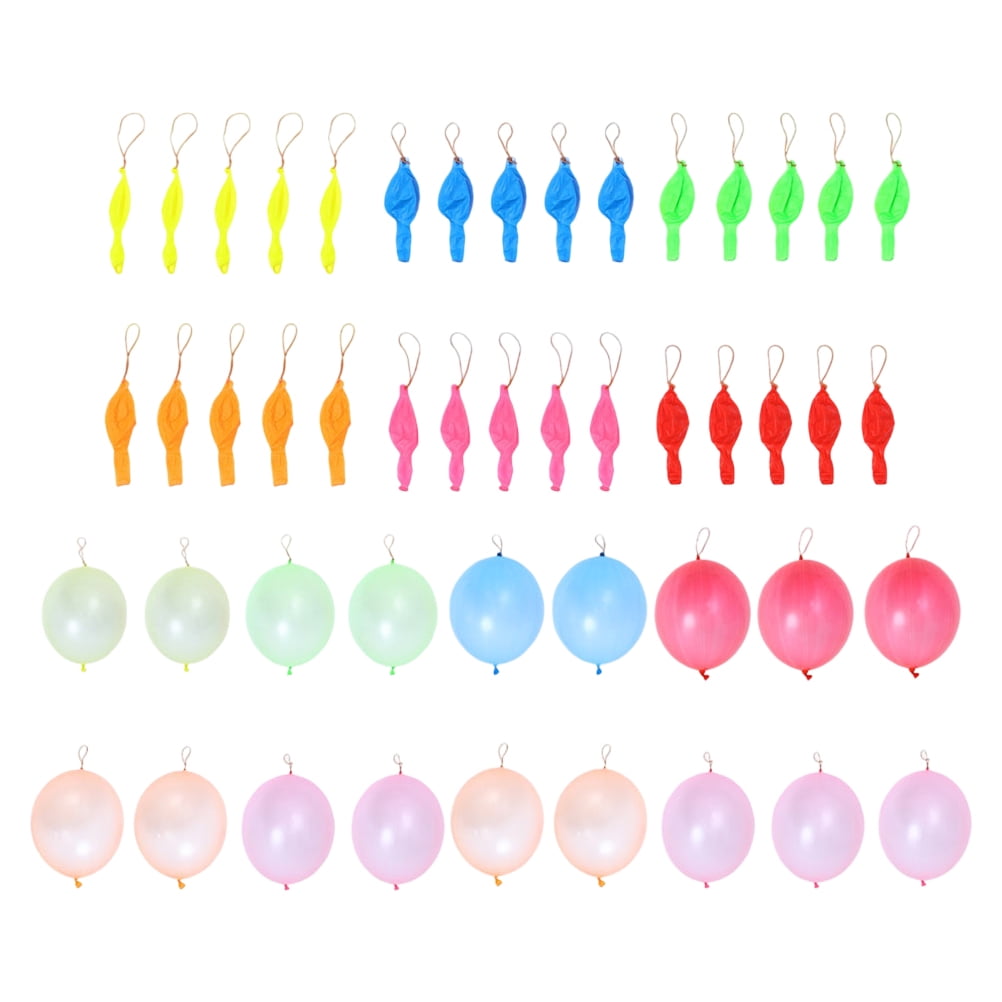 NICEXMAS 50Pcs Latex Punching Ball Balloon Toys Punching Balloons