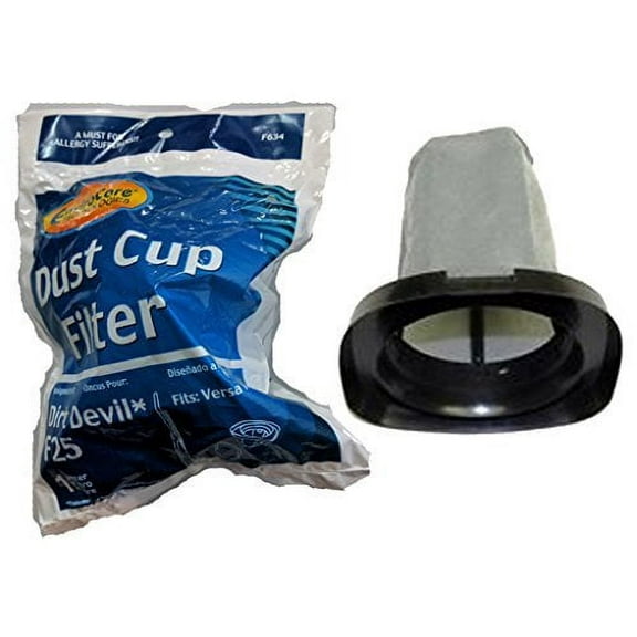 Replacement Compatible with Dirt Devil F25 Filter - Compatible with Dirt Devil Simpli-Stik Light
