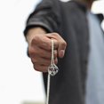 thumbnail image 3 of Anillo de bola astronómica metamórfica para hombres y mujeres, anillo de bola cósmica metamórfica invertida, joyería de collar de pareja de estilo Retro, 3 of 4