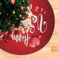 thumbnail image 5 of Coolnut Valentine's&nbsp;Day Love Heart&nbsp;Tree&nbsp;Skirt Double&nbsp;Layers Xmas Tree Skirts, Valentine's&nbsp;Day Holiday Party Indoor Outdoor Home Office Ornaments, 48 Inch, 5 of 6