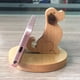 thumbnail image 2 of Soporte universal para teléfono móvil de madera para smartphones, estación de mesa para smartphones Perro Golden Retriever de madera, 2 of 9