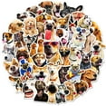 thumbnail image 1 of 50 3d Dogs Stickers, 5-7 CM, Dogs Photo Sticker for Motorcycle, Skateboard, Car, Laptop, Helmet, Kettle, 1 of 4
