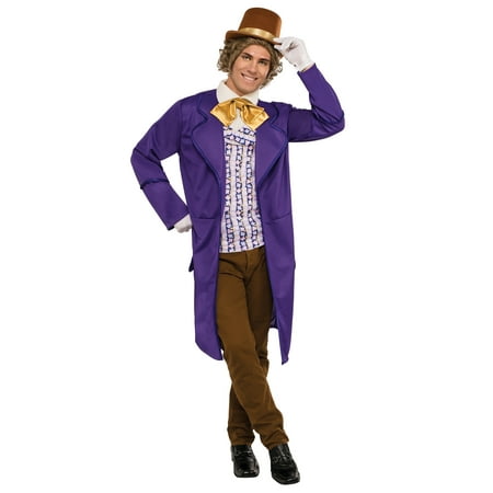 Mens Deluxe Willy Wonka Costume