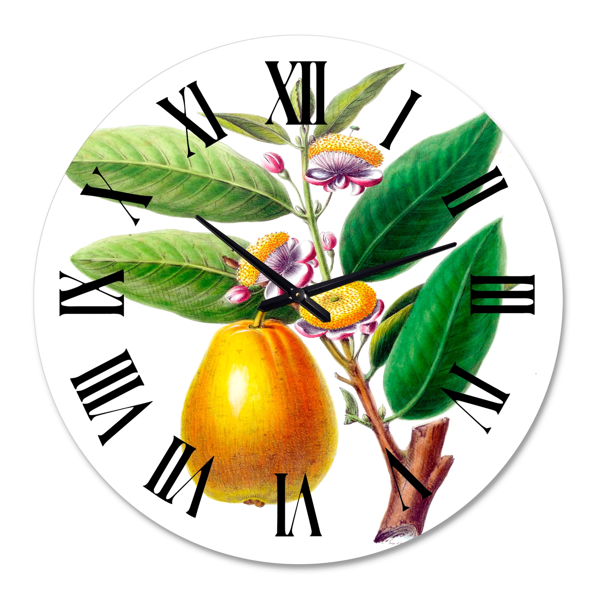 Designart 1 in Farmhouse Wall Clock