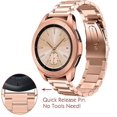 thumbnail image 5 of Correa de reloj para Samsung Galaxy Watch 3 45 mm / Gear S3 Frontier Classic / Galaxy Watch 46 mm / Moto 360 2nd Gen 46 mm, 22 mm Reemplazo de metal de acero inoxidable, 5 of 5