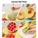 thumbnail image 1 of Juego de palas para sacar bolas de melón, multifuncional, de acero inoxidable, para extraer semillas de frutas, cortador de sandía, separador de pulpa, cortador de frutas, 1 of 9