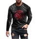 thumbnail image 1 of Blusas y camisas de manga larga con cuello redondo para hombre, blusas casuales de cuello redondo y manga larga, camisetas estampadas, blusas para hombre, 1 of 4