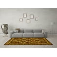 thumbnail image 3 of Ahgly Company Indoor Rectangle Animal Yellow Traditional Area Rugs, 2' x 5', 3 of 4