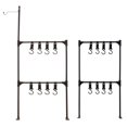 thumbnail image 4 of Yimiti Lantern Stand Camping Tableware Double Levels Hanging Racks Table Storage Rack,With light stand, 4 of 8