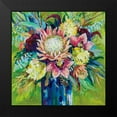 thumbnail image 2 of Vertentes, Jeanette 15x15 Black Modern Framed Museum Art Print Titled - Marias Bouquet, 2 of 5