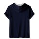 thumbnail image 3 of Pantalones Cortos Casuales para Hombre Impresión Digital Pullover Camiseta con Capucha Deportiva de Fitness, Blusa de Cuello Redondo de Poliéster para Al Aire Libre, Diaria Y Toda la Temporada, 3 of 4