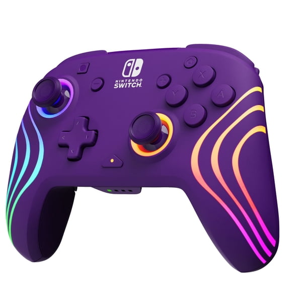 PDP Afterglow™ Wave Wireless Controller: Purple - Nintendo Switch