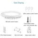 thumbnail image 2 of Kit de riel para cortina de techo LIUXGMXG 5 m color Blanco, 2 of 5