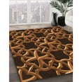thumbnail image 3 of Ahgly Company Machine Washable Indoor Square Transitional Night Red Area Rugs, 5' Square, 3 of 7