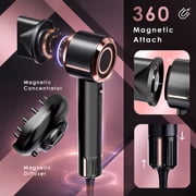 NICEBAY by SKIMI Hair Dryer, Ionic Blow Dryer 110,000 RPM High-Speed Brushless Motor, Travel Mini Hair Dryer For Women, Small Hair Dryer Diffuser