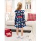 thumbnail image 5 of Vestido Disney Minnie Mouse Mickey Mouse para niña de 3 a 6 m, azul, 5 of 9