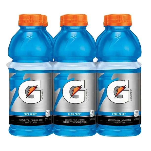 Gatorade Cool Blue Sports Drink, 591mL Bottles, 6 Pack, 6x591mL