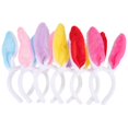 thumbnail image 3 of a refined and engaging product description for your plush bunny ears headband:\n\n \n\n**6pcs Plush Bunny Ears Headband – Adorable Rabbit Ear Hair Hoops, 3 of 4