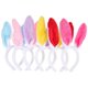 thumbnail image 3 of 6pcs Bunny Ears Headband Cute Rabbit Cosplay Hair Accessory for Easter, Festivals, and Parties Comfortable & Stylish in Yellow, Purple, Red, 3 of 4