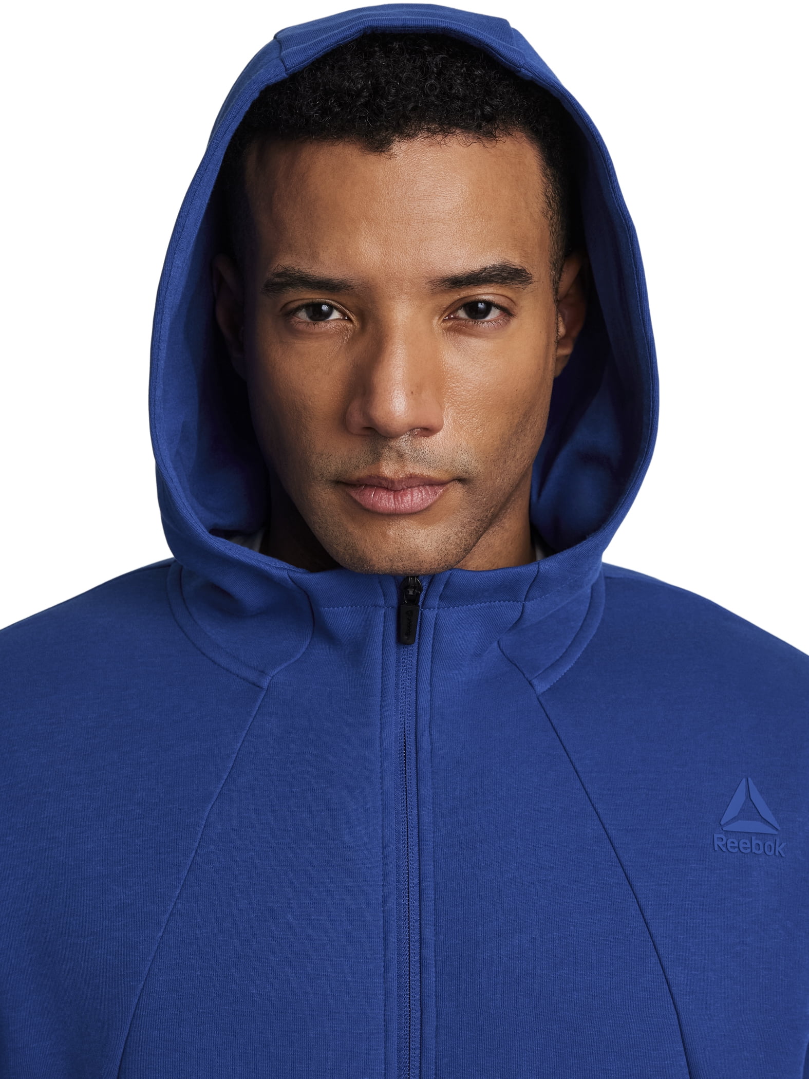 Reebok Men's and Big Men's Momentum Fleece Full Zip Hoodie, Sizes XS-5XL