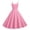 Pink, variant on 50s Retro Spaghetti Strap Dresses for Women Vintage Sleeveless Polka Dot Printed Party Dress Loose Comfortable Stylish Birthday Dresses 2026 Spring Summer Clothing Yellow XL