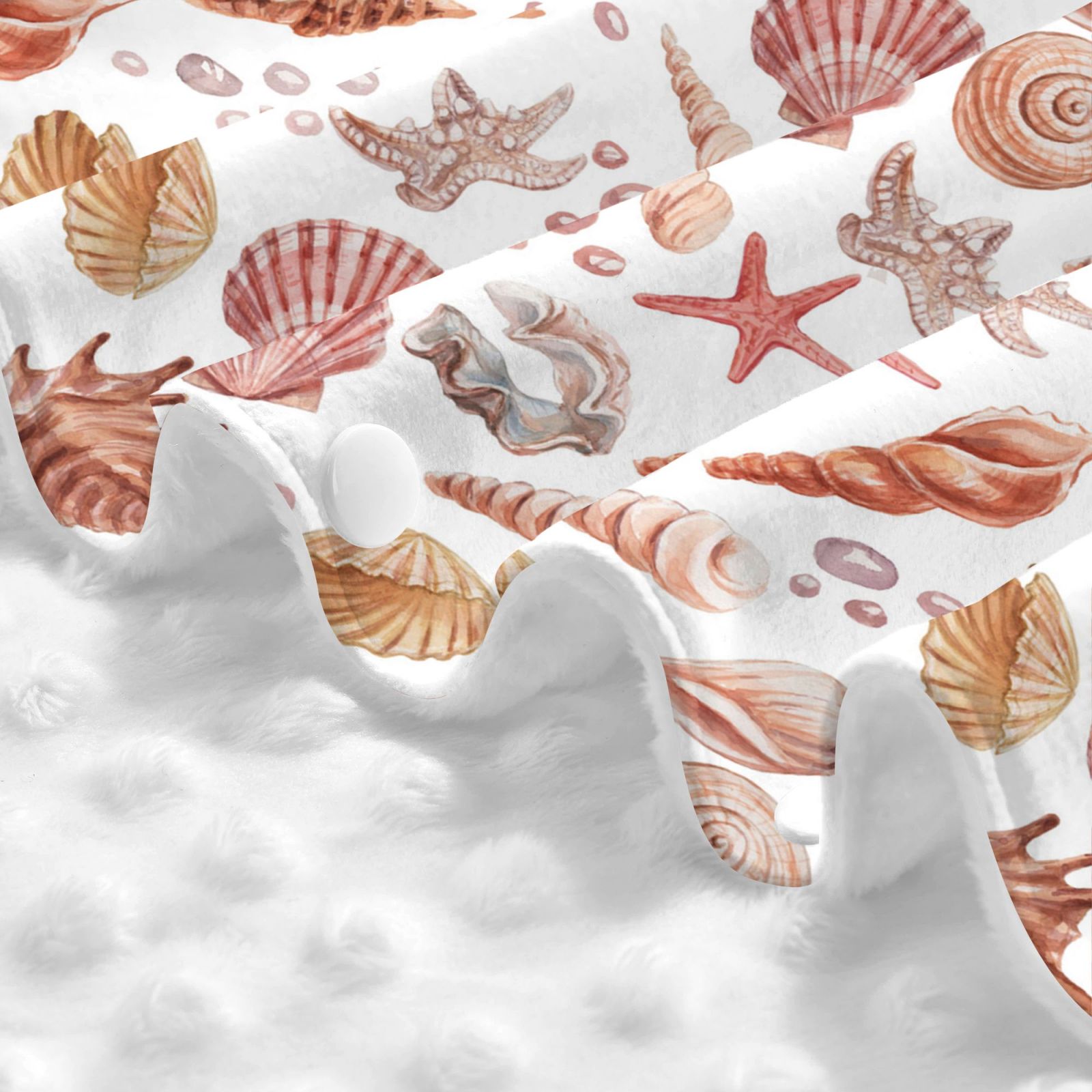 Car Seat Cover Baby - Conch Shell No.J927 Breathable Infant Car Seat Cover for Baby Carseat, Lightweight Comfort Baby Essentials Must Haves Newborn Stuff for Girl Boy
