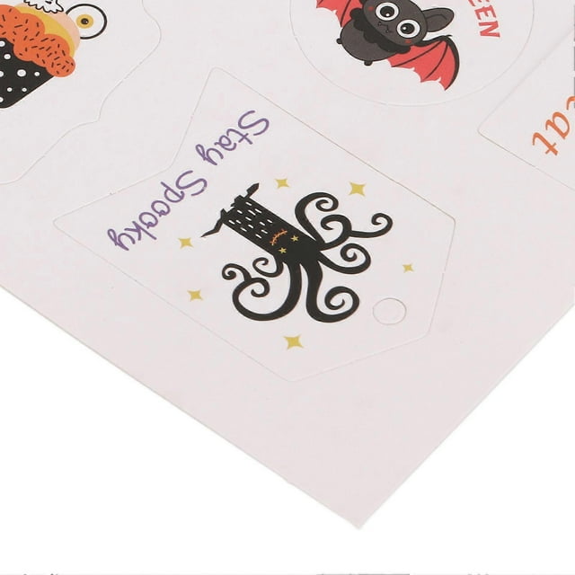 100pcs Gift Tag Cute Increase Festive Mood Hallowmas Gift Tag for Friends Family Members