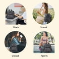 thumbnail image 4 of ROOSALANCE Mochila Monedero para Mujer, Mochila Mujer Monedero Pequeño Cuero Impermeable Antirrobo Bolsos de Hombro Bolsos Mujer, 4 of 5