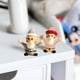 thumbnail image 4 of 2 piezas de esculturas en miniatura de vidrio soplado a mano, adornos de vidrio, regalos, decoración, figuras coleccionables para jardines, 4 of 5