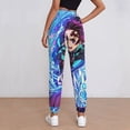 thumbnail image 2 of Demon Slayer Women's Jogger Track Pants Print Drawstring Lounge Sweatpants Casual Trousers for Yoga, Workout L, 2 of 7