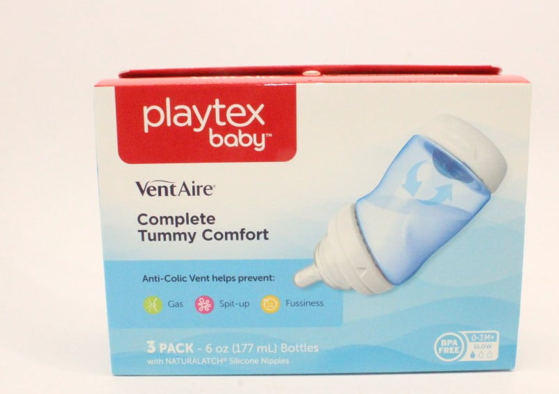 Playtex Baby VentAire Complete Tummy Comfort 6oz 3-Pack Blue Baby ...