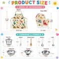 thumbnail image 6 of JoyStone Kids Cooking Playset, Stainless Steel Pots and Pans Pretend Play Kitchen Toy Set with Apron, Chef Hat, Cuttable Food and Seasoning Bottles for Age 3+, 6 of 10