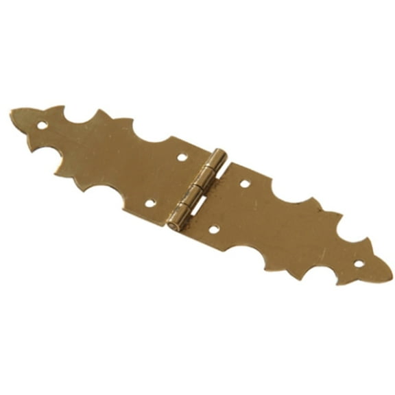 Part 853003 5/8  Solid Brass Decorative Hinge, by Hillman, Single Item, Great Va