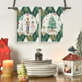 thumbnail image 2 of &nbsp;SOME THING Green Nutcrackers Tree Christmas Kitchen Towels Dish Towels, 18x26 Inch Gift Box Snowflake Winter Decoration Hand Towels Set of 2, 2 of 6