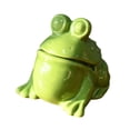 thumbnail image 4 of Estatua de Rana, Estatuilla de Rana de Cerámica, Escultura Animal Linda, Hermosa para Estantería, Estante, Decoración Del Hogar, Adorno de Mesa,, 4 of 9