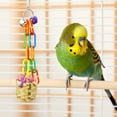 thumbnail image 7 of Armscye 4 Pack Bird Shredding Toys, Parrots Chewing Hanging Foraging Toys Parrots Cage Shredder Toys Birds Budgies Cage Accessories for Small Parakeets, Conures, Love Birds, Finches, 7 of 7