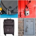 thumbnail image 3 of Amdohai Smart Fingerprint Padlock Rechargeable Keyless 10 Fingerprints Morse Code Emergency Unlocking Easy Operation IP56 Waterproof -theft Padlock Door Luggage Backpack Lock, 3 of 7