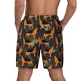 thumbnail image 4 of Goofa German Shepherd Dog Printed Men's Swim Trunks Board Shorts Quick Dry Mens Swimming Trunks with Compression Liner,Breathable Fit Hawaii Beach Shorts-X-Large, 4 of 9