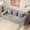 LIGHT GREY + Foam + Foam + 3 Seat, variant on 71" Loveseat Sofa,Deep Seat Couches,Corduroy Fabric,No Assembly,1pcs for Living room, Bedroom,Conference room ,Apartment,Black