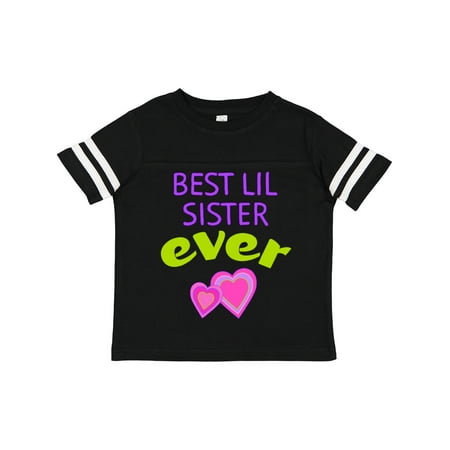 

Inktastic Best Lil Sister Ever Gift Toddler Toddler Girl T-Shirt