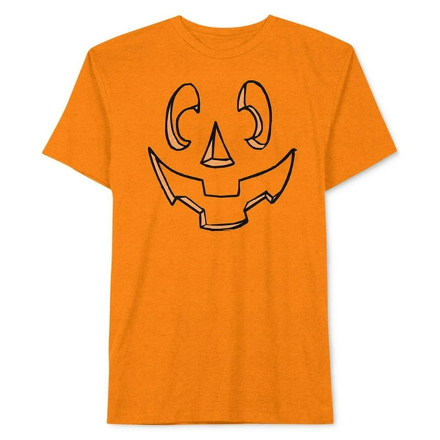 Camiseta gráfica tallada de Jack-O-Lantern Jem para hombre naranja grande